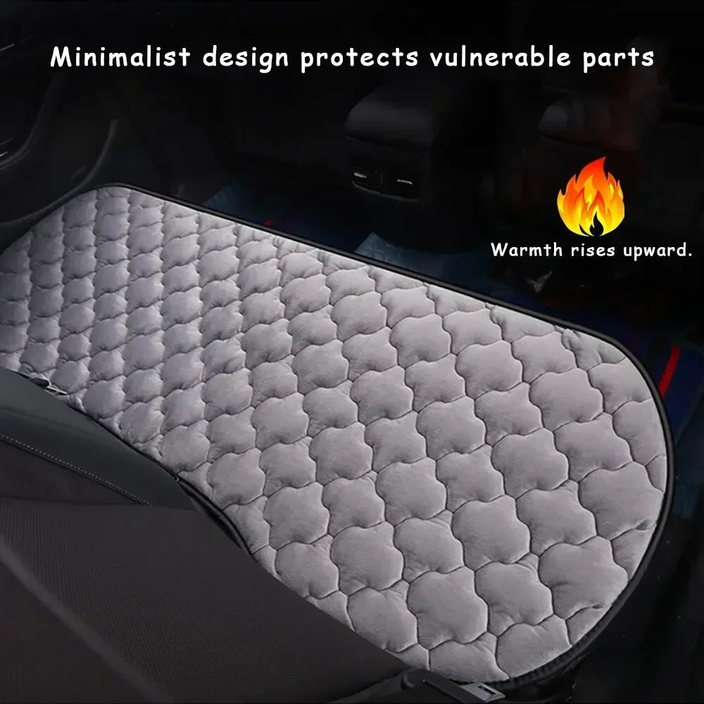 Universal Warm Winter Car Seat Cover Cushion Anti-slip Flax Breathable Protector Mat Front Rear SUV Auto Accessories