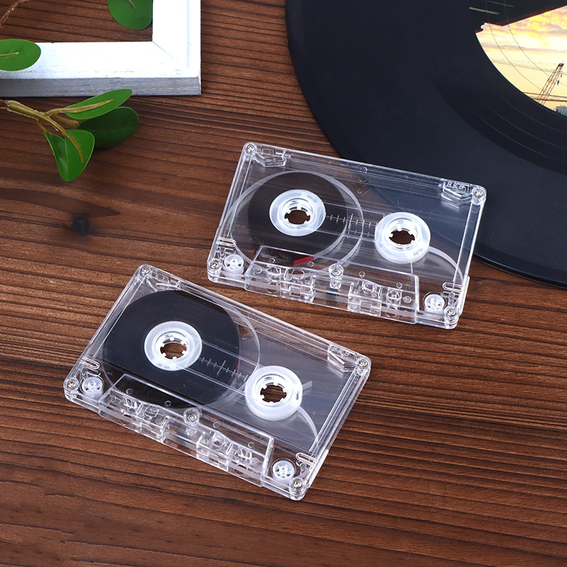 45 Minutes Magnetic Audio Tape Standard Cassette Color Blank Tape Player Clear Case For Speech Music Recording