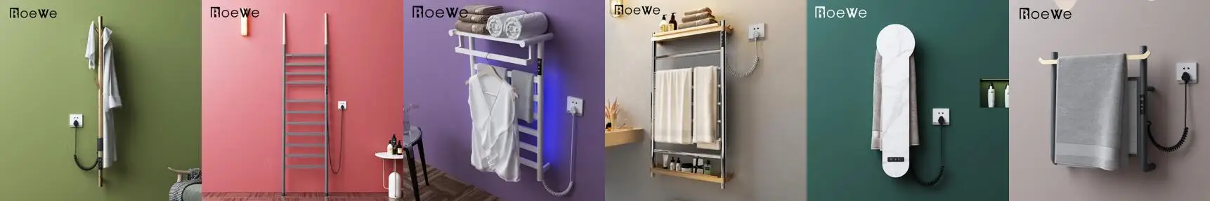 Description Picture 2 of itemCE Approved Electric Towel Rail Wall-mounted Towel Warmer Rack 4 Bars Bathroom High End Heated Towel Rack