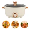 Multifunctional Cooking Pot Over Heating  3 Gear Knob Electric Pot 1-2 People Household Non-stick Pan Hot Pot Rice Cooker 220V 3