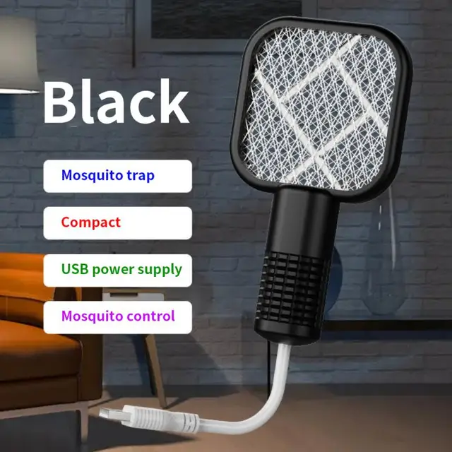 Fly Bug Zapper Elektromos Szúnyog Swatter Sütő Rovar Ütők Swatters Mosquitos Killer Trap Usb Outdoor - Image 5