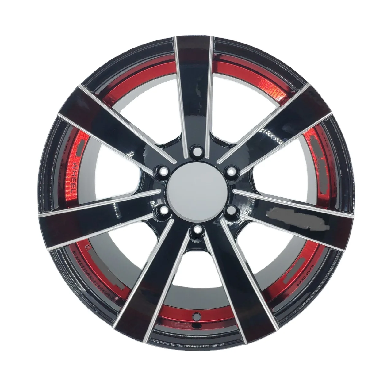 

672 Hot Sale Auto Spare Parts 18inch 6 * 139.7 Black Rim Cast Alloy Wheel Hub