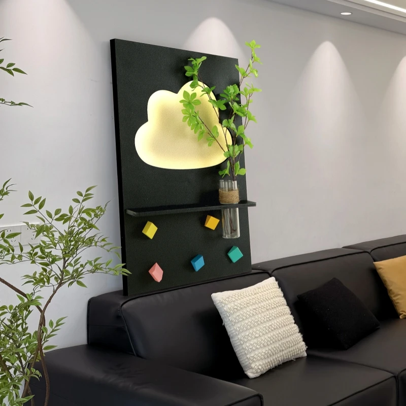 Modern LED Wall Light For Living Room Background Study Interior Home Decoration Art Lustre Vase Mural Lamp Black Sconces Fixture - 2