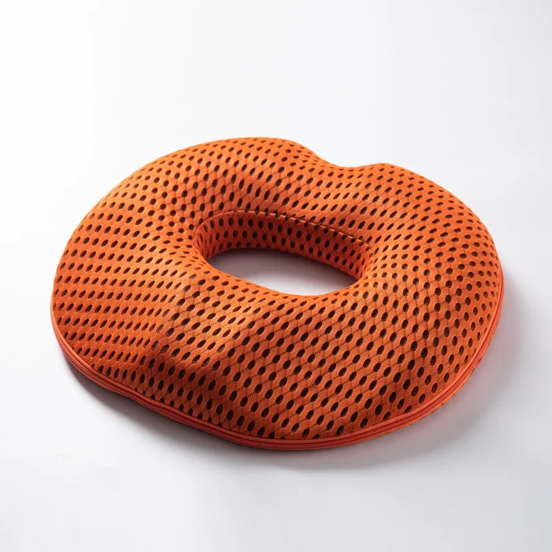 Ergonomic Memory Foam Donut Seat Cushion,Anti-Hemorrhoid, Tailbone Support Pillow with Non-Slip Base,Removable Cushion