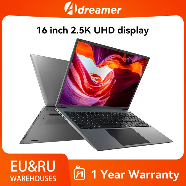 Adreamer 16" Celeron N5105 Laptop