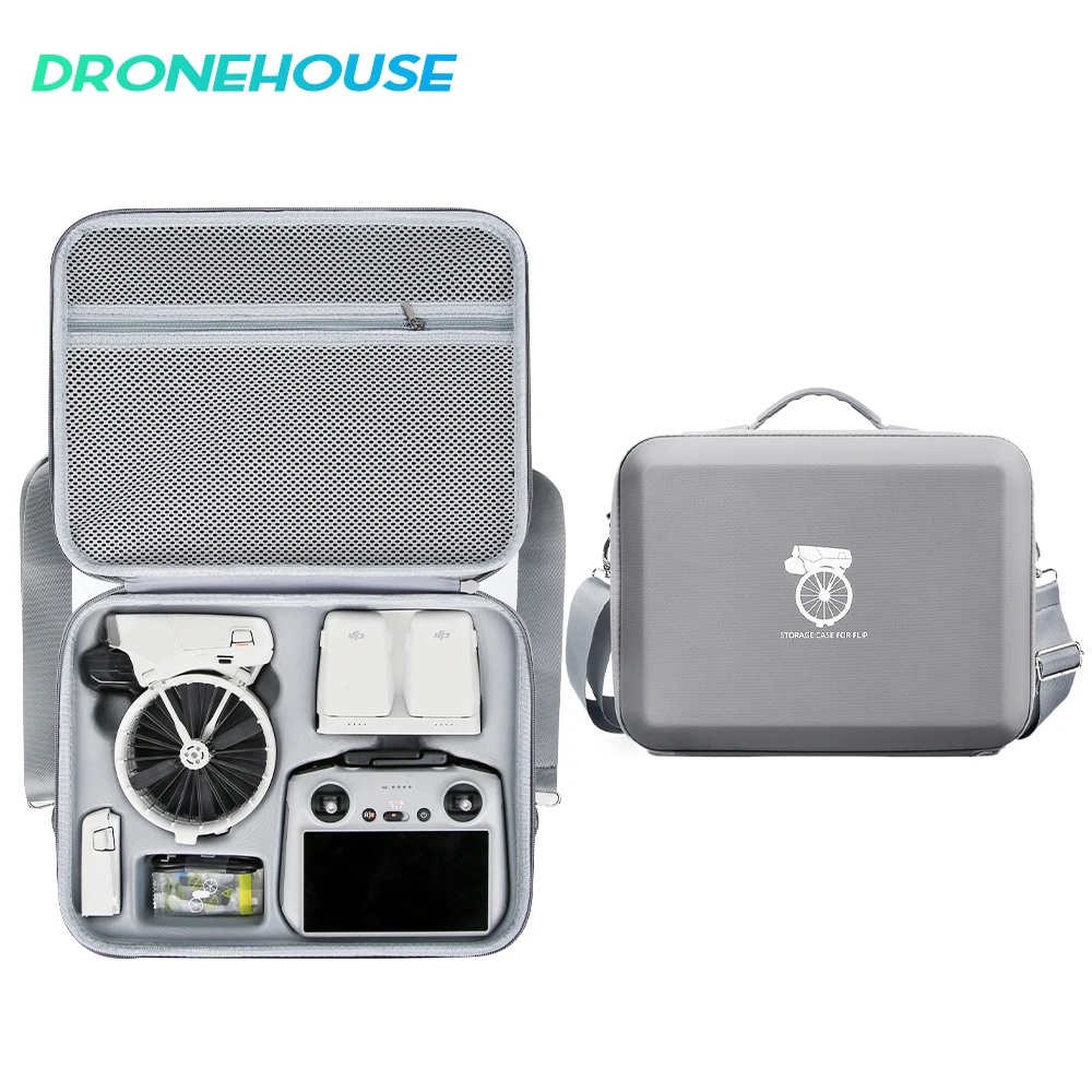 Carrying Case For DJI Flip Fly More Combo Portable Shoulder Storage Bag For DJI Flip/RC 2 Remote Control Drone Accessories