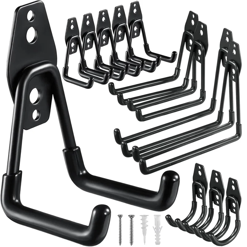 Wall Mounted Hose Bracket Stainless Steel Multi Use Hook For Garage Storage Garden Tools Organization Heavy Duty With Screws_voghion.com
