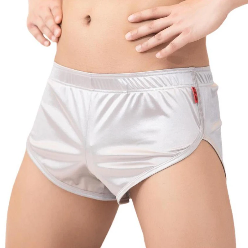 Pajama Pants Men's Boxer Shorts Homewear Silk Soft Sleep Bottoms