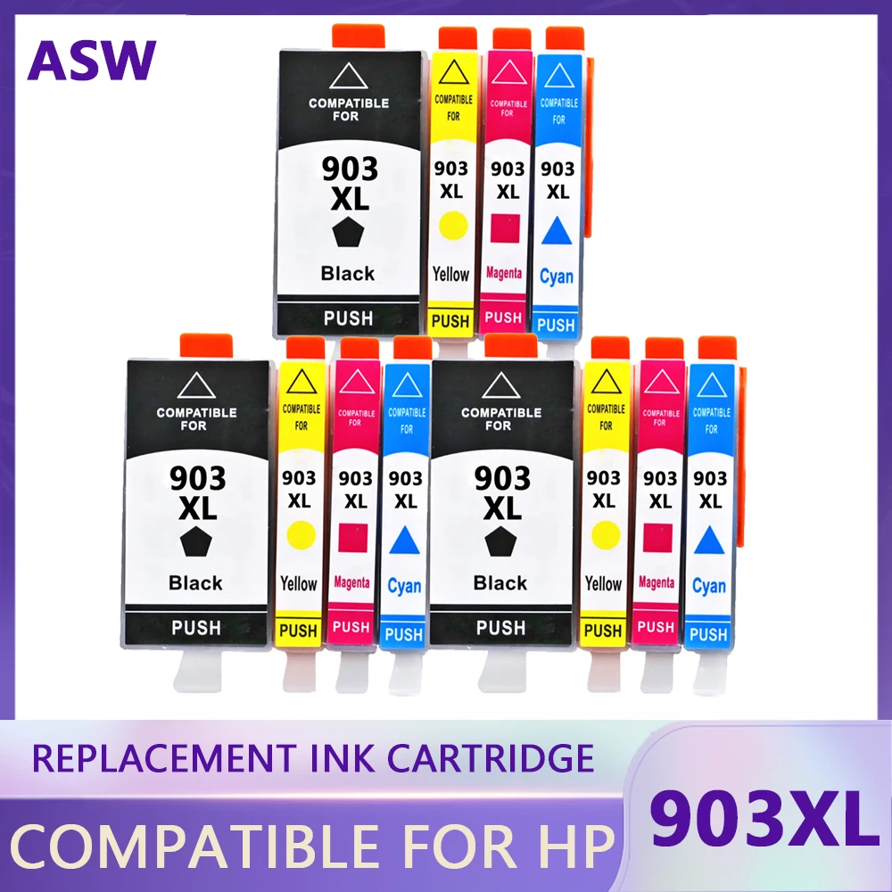 903 Cartuccia Di Inchiostro Compatibile Per Hp 903 903Xl 907Xl Hp903Xl Hp907Xl Officejet 6950 6960 6961 6963 6964 6965 6970 6975 Stampante