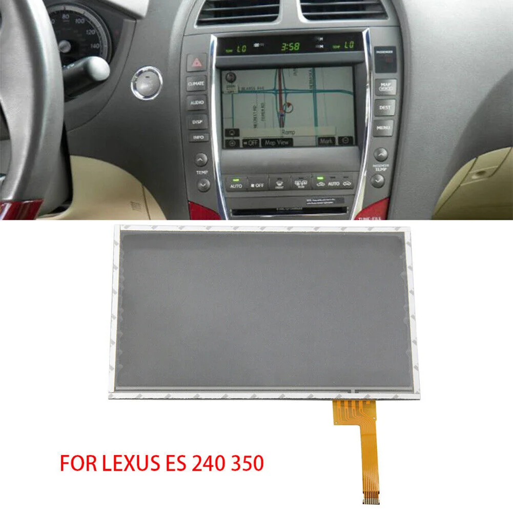 

Car Interior Center Console Radio Touch Screen Panel 7\" 8-pin Glass Digitizer For Lexus ES240 ES350 NAV GPS Radio 06-09
