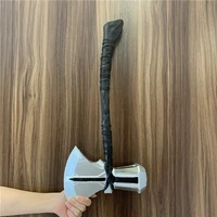 1:1 Axe Stormbreaker Kid Cosplay Ver. Thunder War Axe Prop Thor's Hammer Weapon Superhero Role Playing Movie PU Model Toys 2