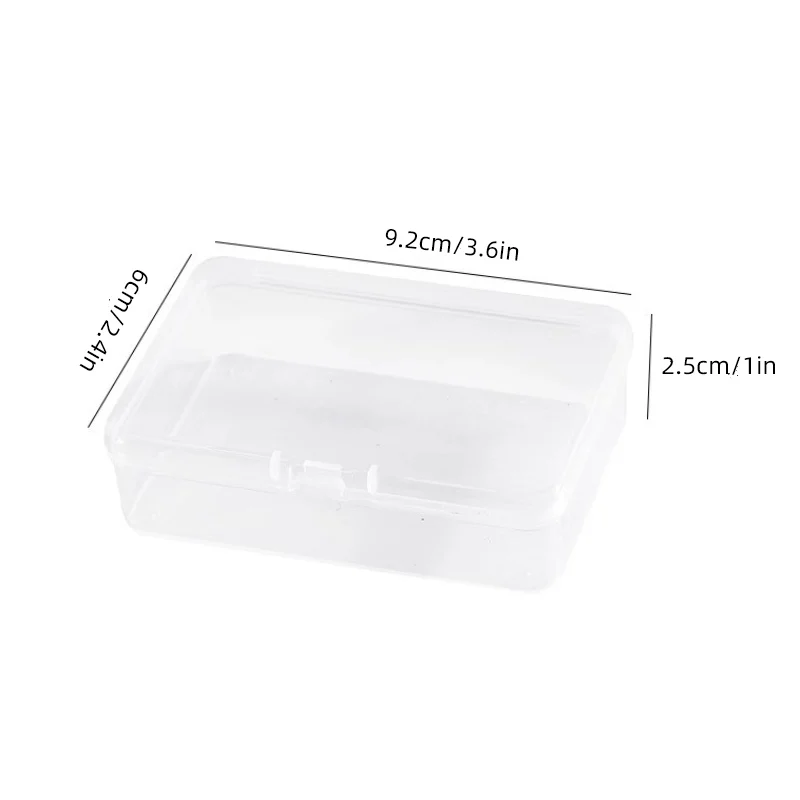 3pcs Transparent Playing Cards Storage Boxes Plastic Games Card Container Case Packing Poker Game Card Organizer