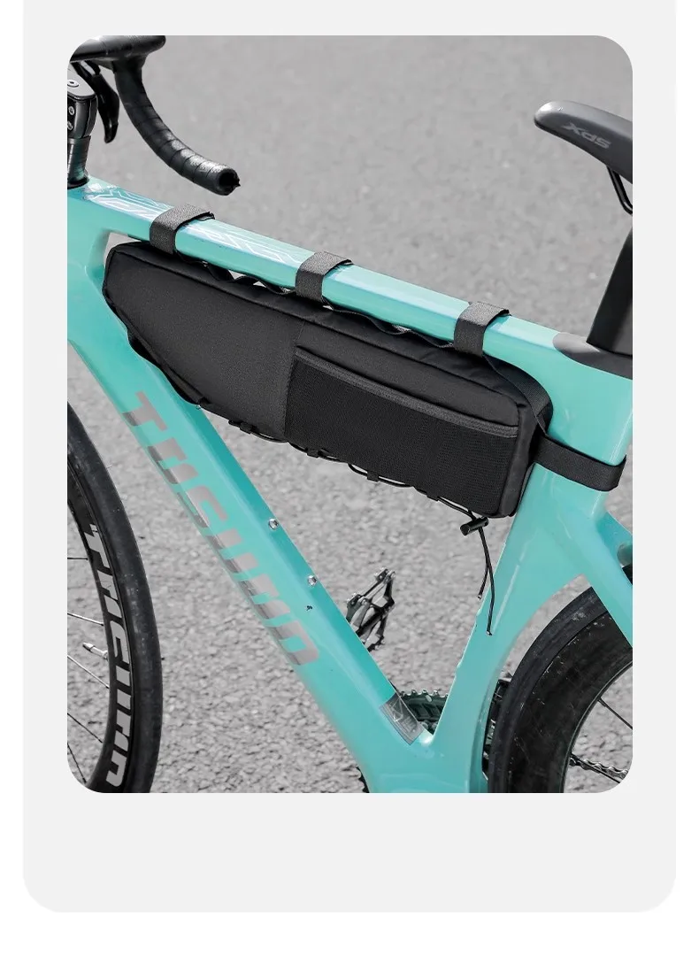 TOSUOD Large Capacity Bicycle Hanging Bag, Front Crossbeam Bag, Road Bike&mountain Bike Storage Bag, Cycling Storage Bag 브롬톤