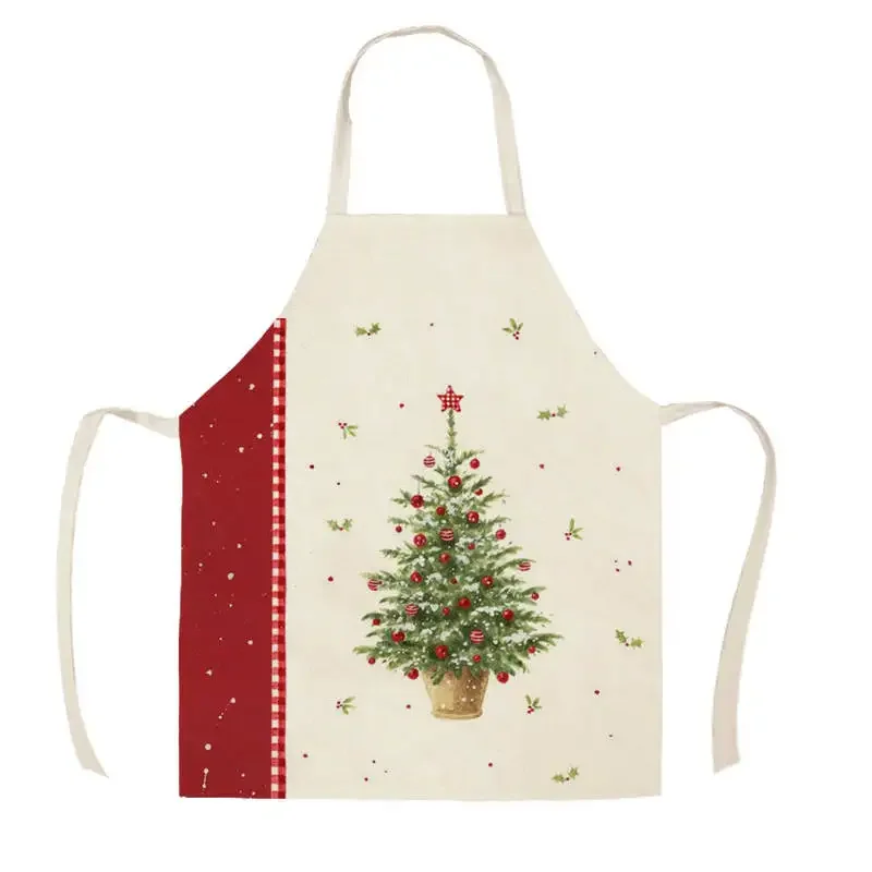 

Рождественский подарок, цветок, искусственная ткань, фартук для талии без рукавов, для взрослых, предмет выпечки