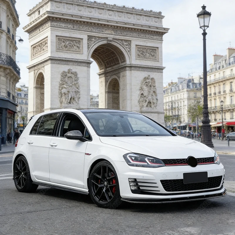 폭스바겐 골프 7 MK7 GTI R R라인 2013 2014 2015 2016 자동차 앞 범퍼 하단 립 보호 커버 장식 액세서리