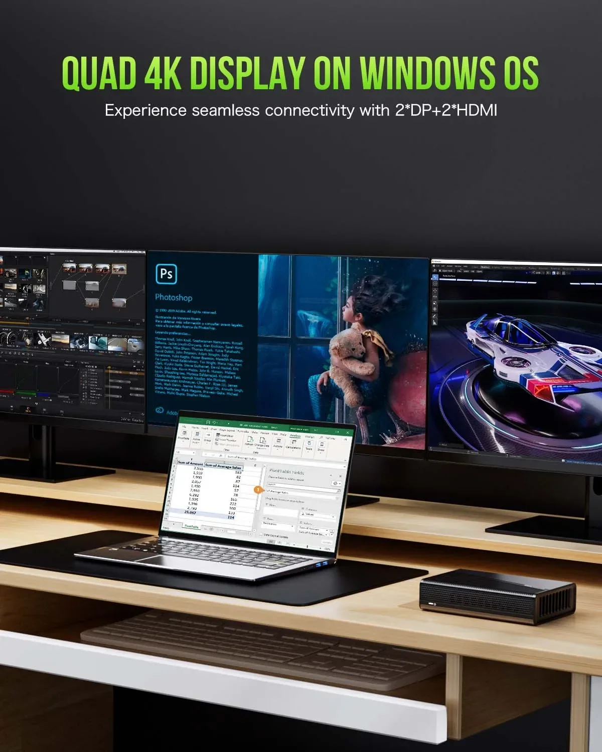 GMKtec AD-GP1 External GPU Docking Station Radeon 7600M XT with