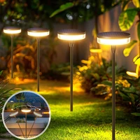 Lampe solaire de jardin extérieure à effet balayant par le vent, lumières solaires oscillantes lumineuses, étanches IP65 pour l'extérieur, la cour, le chemin, la terrasse, la pelouse 2