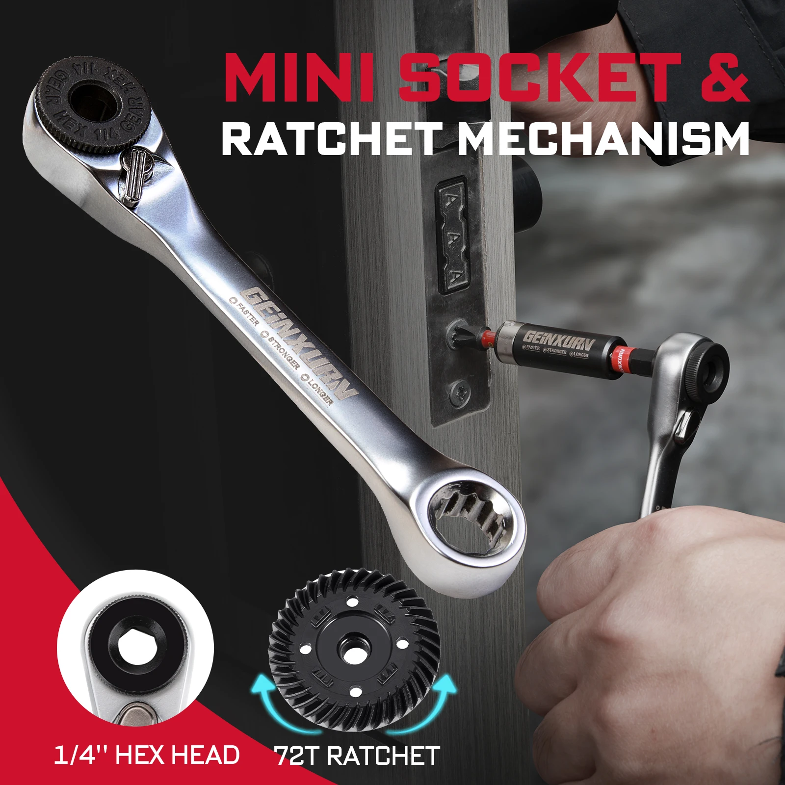 مجموعة أدوات Geinxurn 39 قطعة معبأة مع كماشة مضخة...