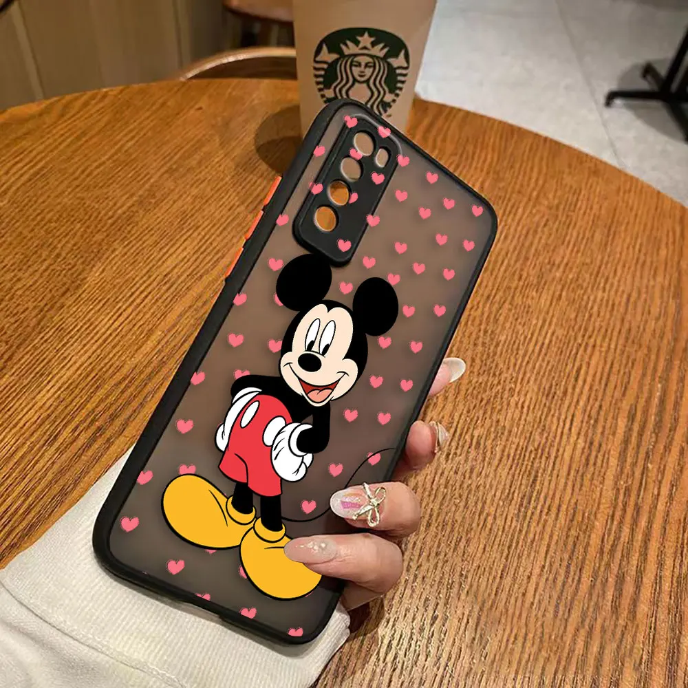 thumbnail image 1 of Matte Case for Huawei NOVA Y70 10 9 8SE 8 7SE 7I 7 6 5I 5 3I 4G 5G Case Funda Coque Capa Shell Mickey Minnie Mouse Anime Cartoon, 1 of 5