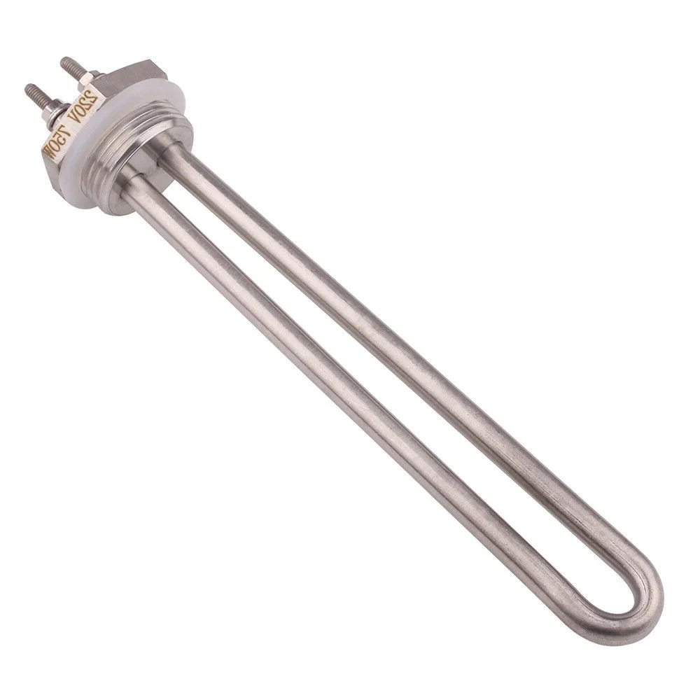 12v Heating Element DC Solar Resistance U Shape DN25 Electric Immersion Water Element Tubular Boiler Heater 100w 150w 200w Water Heating Rod Electric Water Heater Device Cartridge Heaters Water Heater Fittings