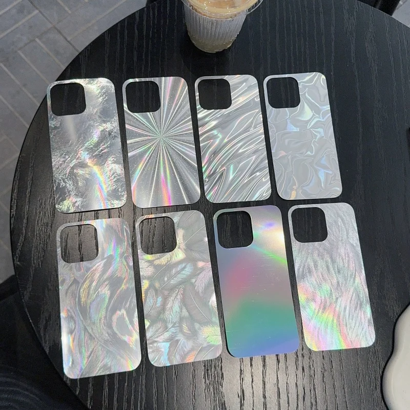 Luxury Gradient Glitter Bling Laser Cardboard Accessory
