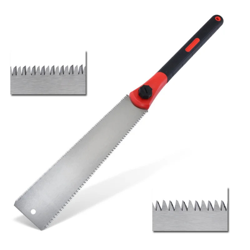 

Double sided saw SK5 hand saw woodworking saw TPR handle logging saw garden dense tooth saw