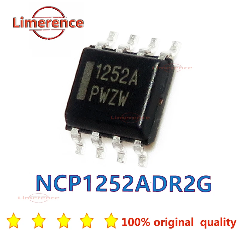 

5 шт. NCP1252ADR2G NCP1252A 1252A SOP-8 ew в наличии