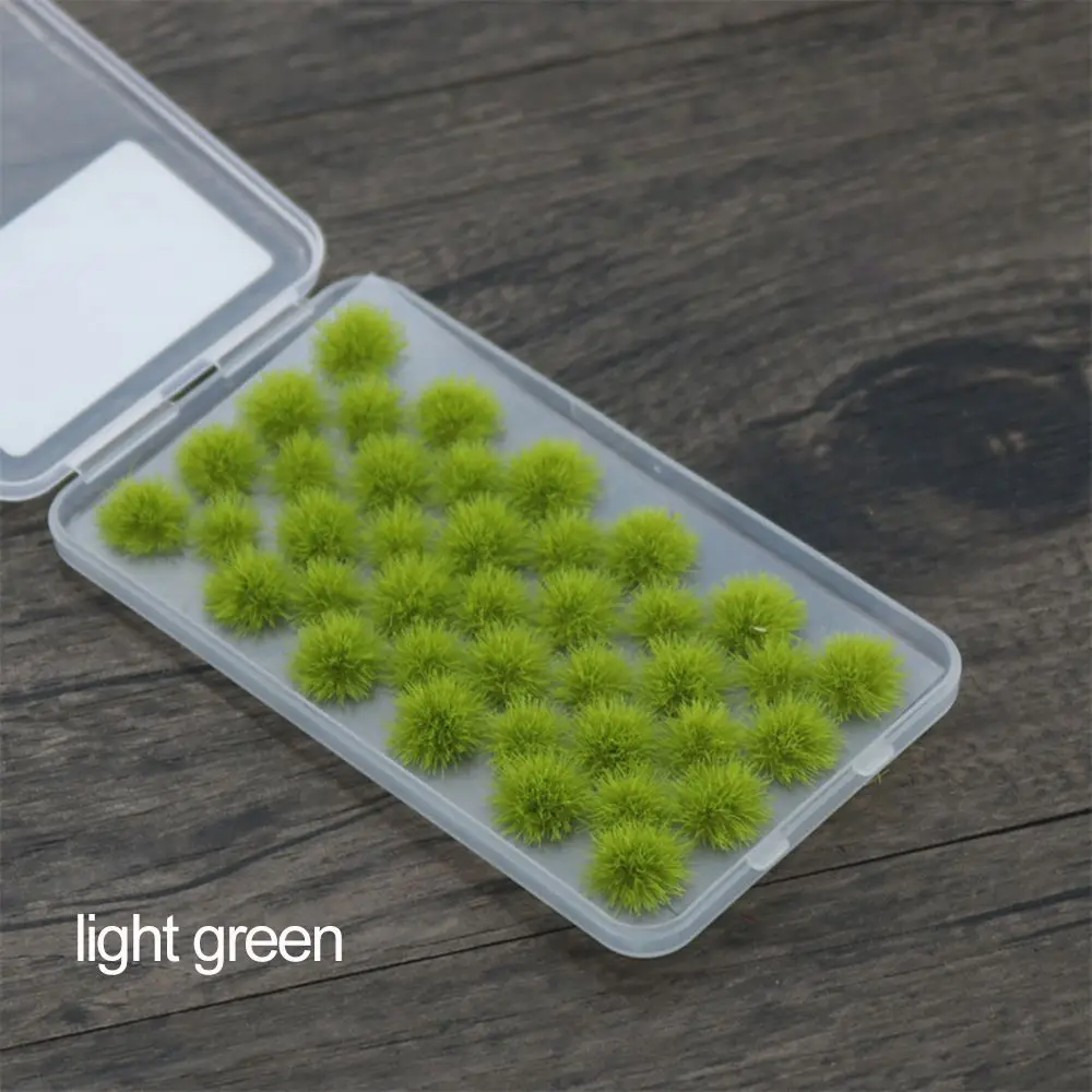 39PCS Static Grass Tuft Clusters for Micro Landscape and Wargame Scenery