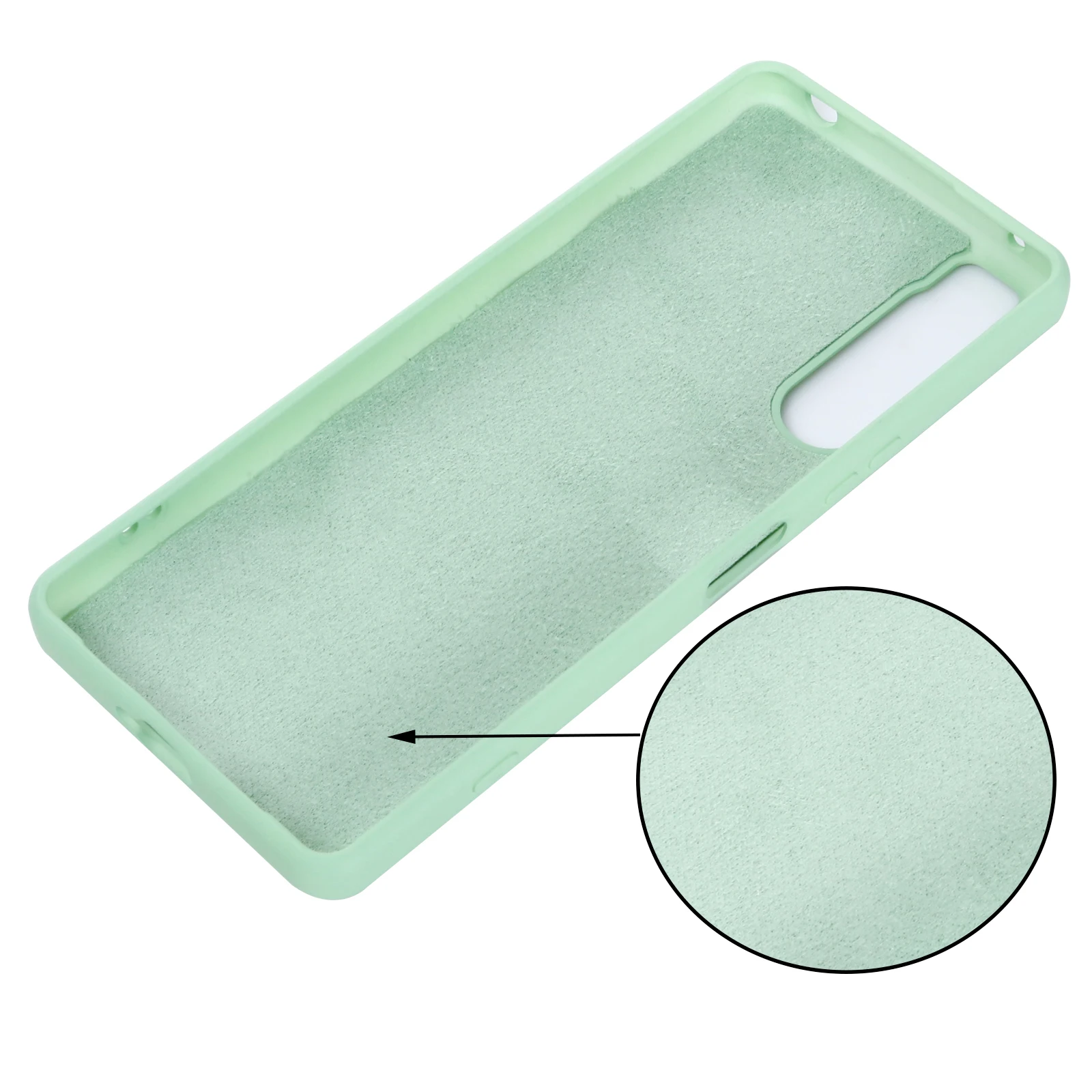 Premium Liquid Silicone Lanyard Phone Case - Soft Gel Rubber Cover