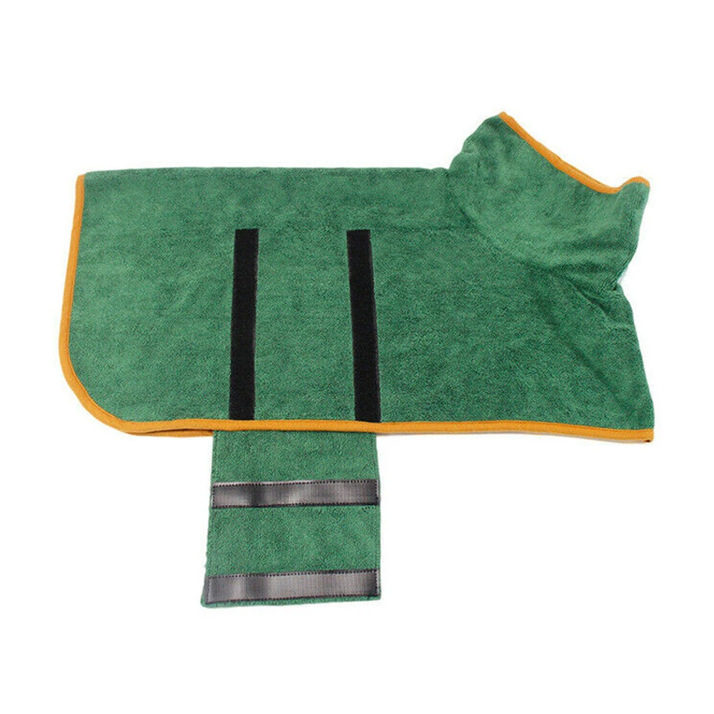 

Dog Bathrobe Pet Drying Coat Clothes Microfiber Absorbent Beach Towel for Large Medium Small Dogs Cats Fast Dry Dog Accessories