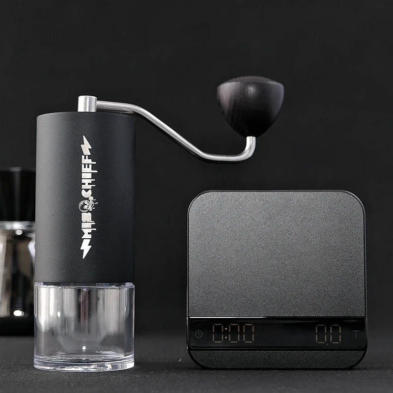 Mischief High Quality Manual Coffee Grinder Coffee Grinding Machine Burr Mill Grinder Mini Bean Milling Portable Kitchen Grinder 5