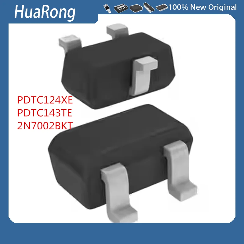 

100 шт./партия, PDTC124XE PDTC143TE 2N7002BKT SOT-416