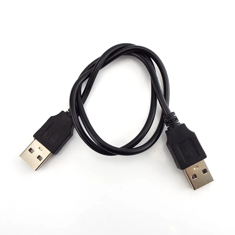 

Double USB 2.0 type A Male to Male Computer Extension Cable Adapter Connector Extender Cord High Speed Transfer Data Sync Line