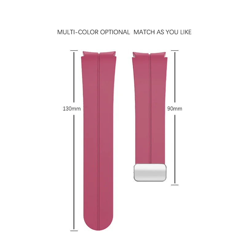 Magnetic Buckle Silicone Watch Strap