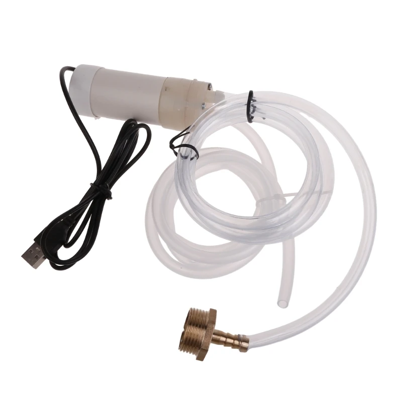 5V2A USB Mini Water Pump with Tubing 4L/min Self-priming Pump USB Power Supply High Efficiency Water Pumps