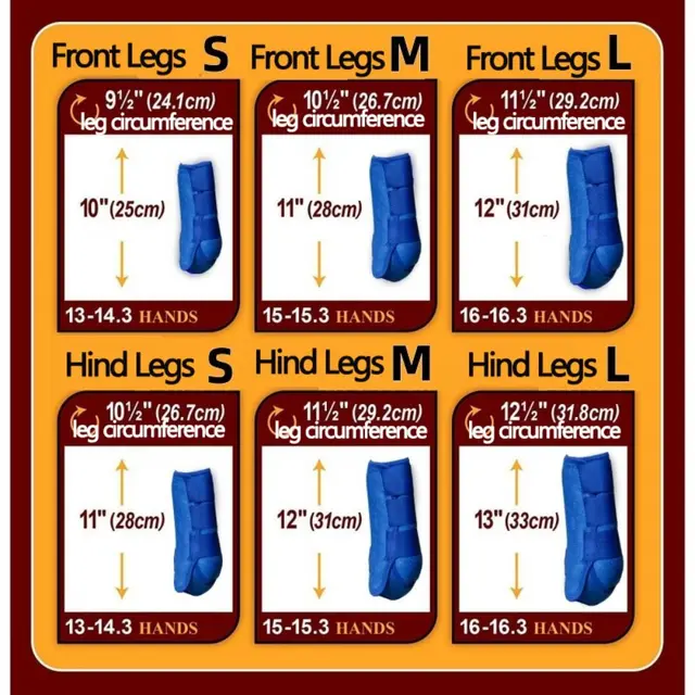4pcs/set Colorful Horse Sport Boots Set Durable Breathable Horse Leg Wraps Easy To Wear Comfortable Front Hind Legs Guard 6