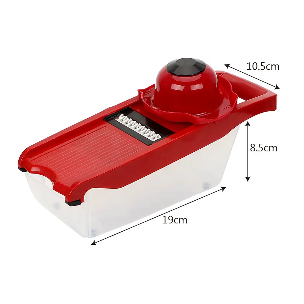 Fruit Slicer Vegetable Slicer Fruit Cutter Cooking Tool Sets Kitchen Gadget 6 Blades Slicer Mandoline Multi-function
