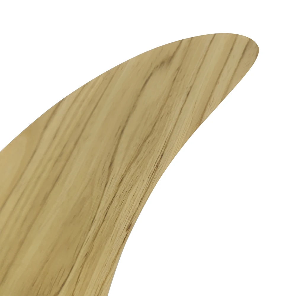Bamboo Center Single Surfboard Fin 6/7/8/9/10.25inch Longboard Fin SUP Board Fibreglass Surf With Screw StandUP Paddle Sport