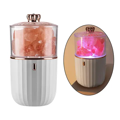 Salt Lamp Essential Oil Diffuser Meditation Lamps for Bedroom Office Decor