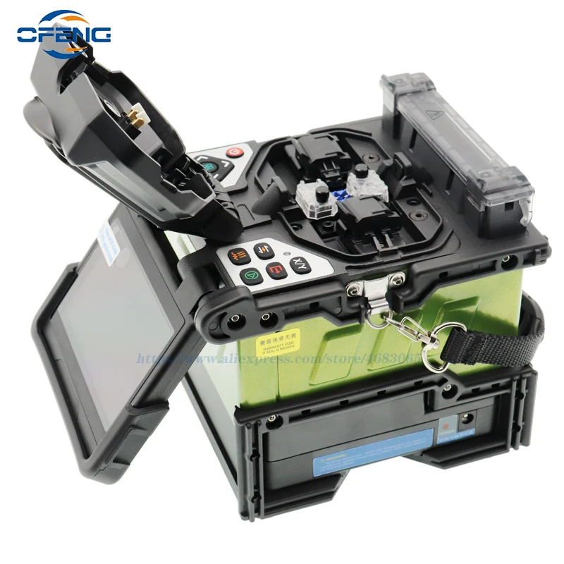 FTTH fiber optic splicer, welding machine, 6 motors, fiber optic, customized, fx39