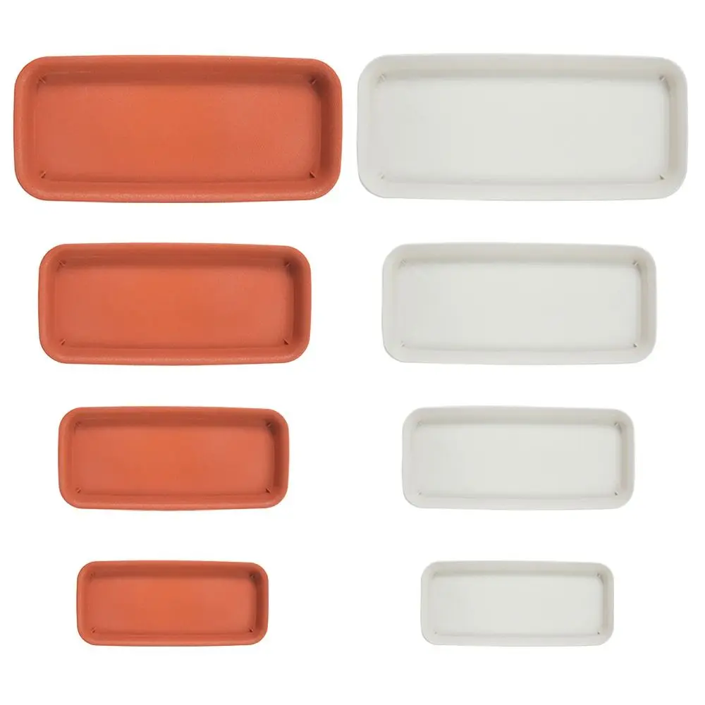 Plant Saucer Plastic Plant Saucer 1Pcs Flower Pot Plant Saucer Drip Trays Plastic Tray Saucers Indoor Outdoor Flower Pot Rectangle Garden Supplies