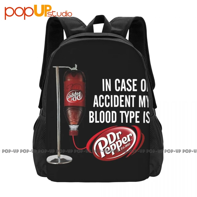 Personalized In Case Of Accident My Blood Type Is Dr Pepper