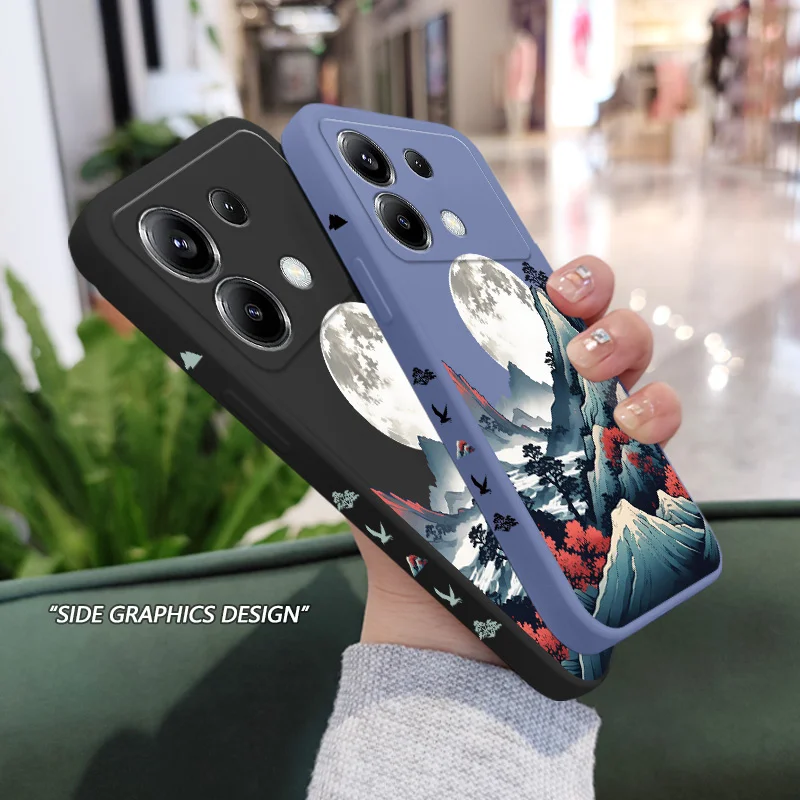 Smoke Mountain Silicone Phone Case - Durable Protective Cover