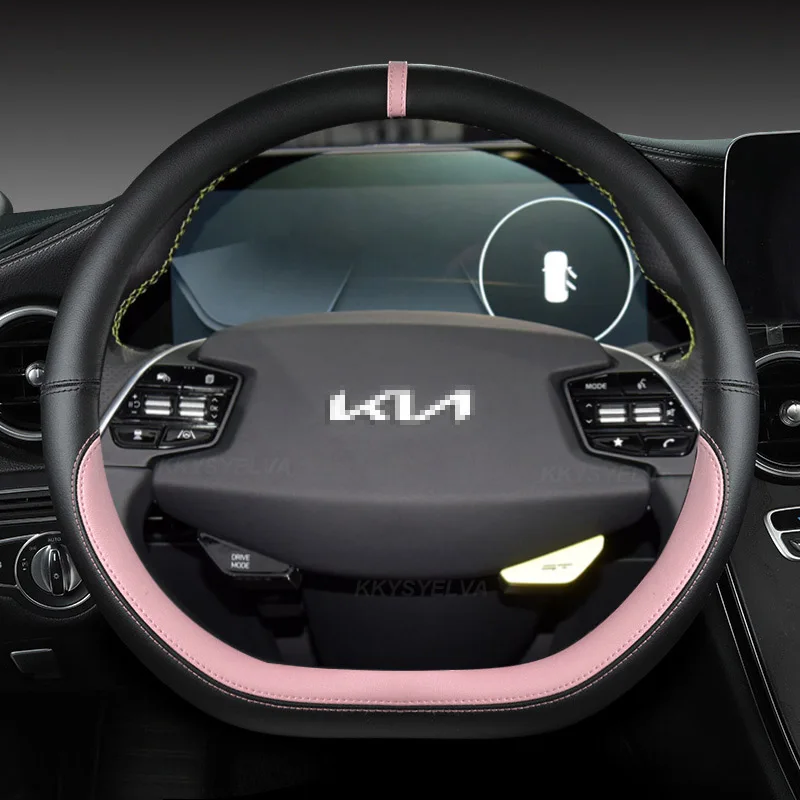 Auto Lenkrad Abdeckung 38 cm Leder Für KIA K5 KX5 K2 K3 GT Marke Rio Cerato Sportage Stinger EV6 EV6 GT EV6 GT-line 2021 2022 – Detail 13