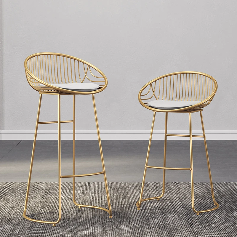 

Backrest Bar Chair Gamer Gaming Chairs For Kitchen Counter Stools Barbershop Nordic High Stool Outdoor Beauty Salon Ergonomic