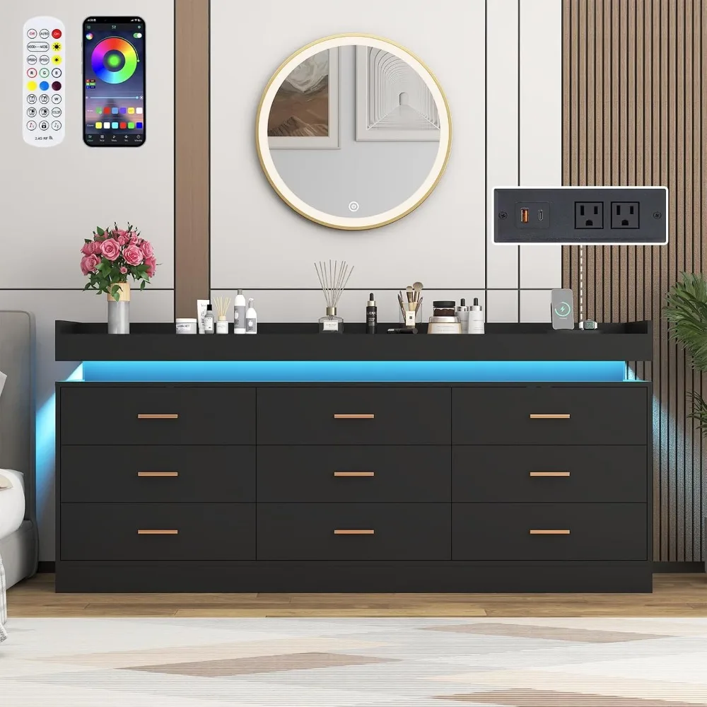 LED Charging Dresser 3