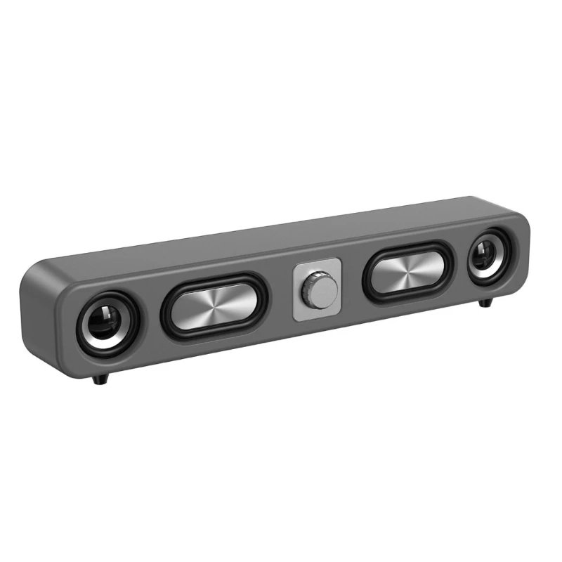 Bluetooth-compatible Speakers Wireless Sound Bar Speakers for Desktop PC Corded USB Connection for Monitors DXAC
