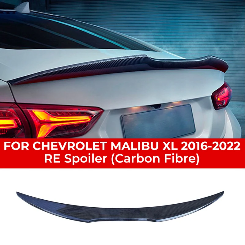 

For Chevrolet Malibu XL 2016-2022 Car Tail Wings Fixed Wind Spoiler Rear Wing Auto Decoration Accessories