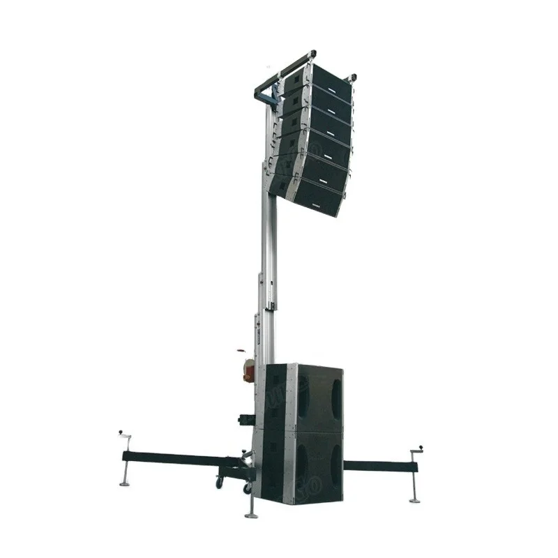 Leistung des Lift-Tower-Lautsprechers mit Line-Array-Lautsprechertürs