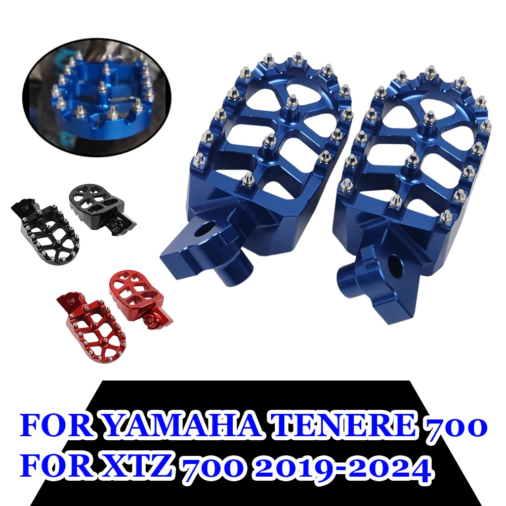 Foot pegs Foot Rests Pedals For YAMAHA TENERE 700 XTZ 700 TENERE700 XTZ700 T700 motorcycle foot pedals,motorcycle footrests